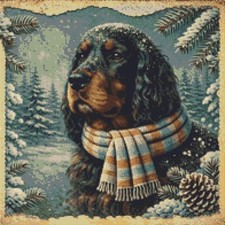 Gordon Setter Puppy Dog