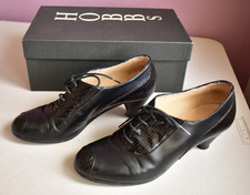 LADIES HOBBS BLACK LEATHER