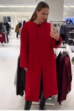 ZARA NEW WOMAN MANTECO WOOL