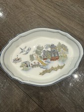 Vintage Wedgewood Chinese Legend China Tray Oval Trinket Plate
