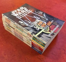 14x STAR WARS CLONE WARS BOOKS