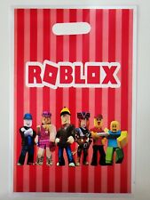 Roblox 10 Kids Party Bags Plastic Goodie Bags Gift Bags Game Gift Bags