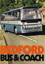 Bedford Bus & Coach 1972-1973 UK Market Foldout Brochure CF J2 VAS SB YRQ YRT