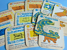 13 BULMER'S WOODPECKER CIDER branded Thank Your Lucky Stars coaster beer mats