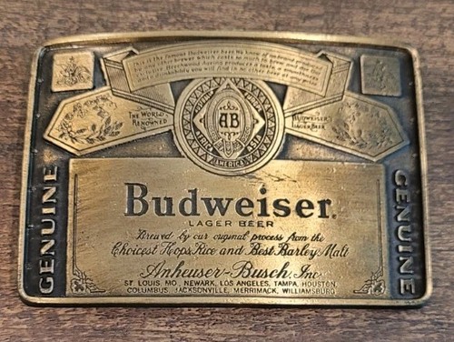 Vintage 1970s budweiser lager - vintage,