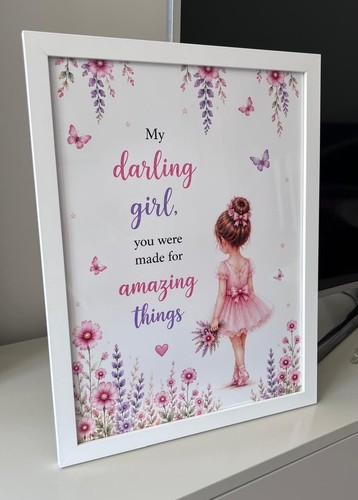Girls bedroom wall art - girls, –