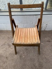 Vintage WD Beech Wood Folding