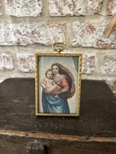 Vintage miniature  print in