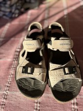 Merrell Kahuna III Women's Sport Sandals Brown Suede Leather Hiking Shoe  6 UK