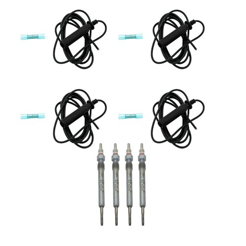 Glow plug connector with - glow,