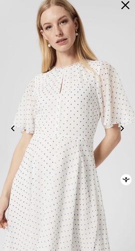 Hobbs polka dot dress - dress, 14