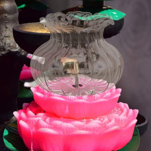2pcs oil lamp - lamp, globe