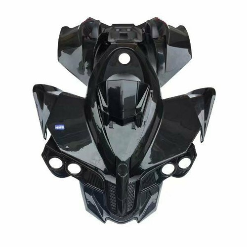 Plastic fairing set black - fairing, atv
