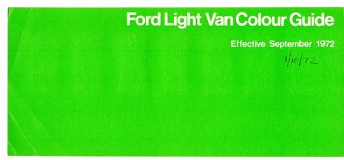 Ford escort van mk1 exterior - van,