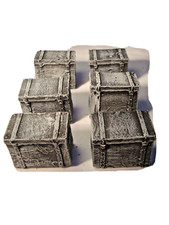 Stowage 12x Boxes Painted 1:32