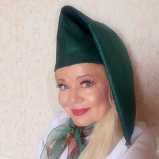 Green Pointed Hat Elf Gnome