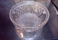 SALE! Diamond Cut Crystal Bowl