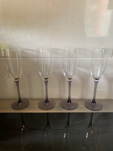 Champagne flutes glasses with - flutes,