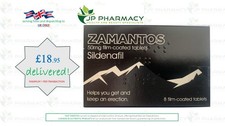 ZAMANTOS Sildenafil 50mg Tablets (8) - Erectile Dysfunction