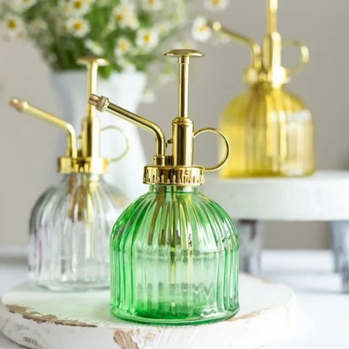 Vintage glass style plant - glass,