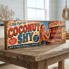 Coconut Shy Fairground Game