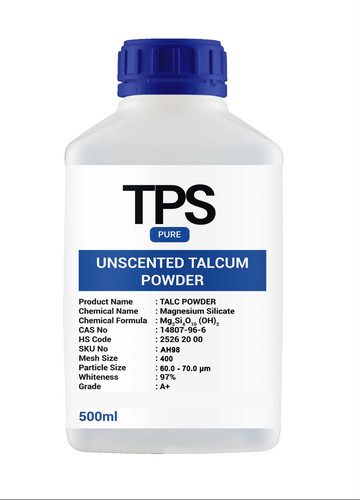 Unscented pure talcum powder - unscented,