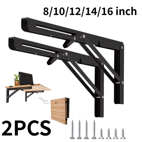 2pcs folding shelf brackets - 2pcs,