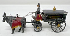 LANGLEY VICTORIAN HORSE DRAWN HEARSE OO Scale 1:76 PAINTED- SOLD AS SEEN
