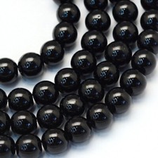 6mm 1/4" GLASS PEARL NECKLACE 70 COLOURS 16" 18" 20" SL