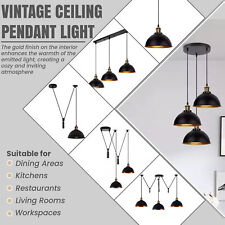 Black Pendant Light Fitting