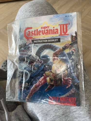 Super castlevania manual - super,
