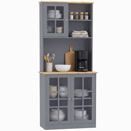 Homcom kitchen pantry buffet - homcom,