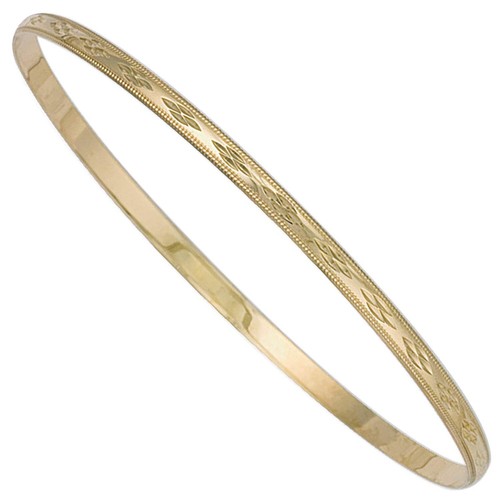Yellow gold 3mm shaped - d,