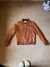 Gant Leather Bomber Jacket