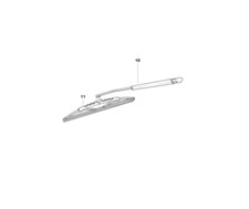 BMW Genuine Rear Window Wiper