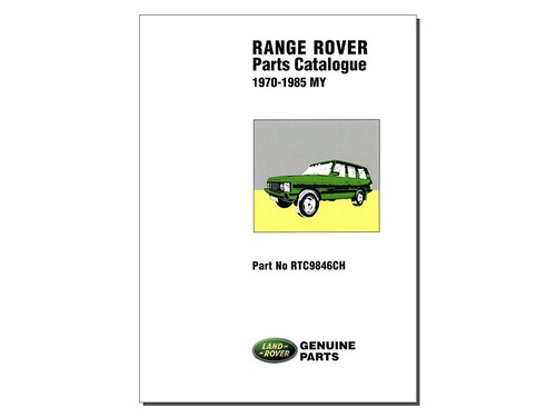 Parts catalogue range rover - parts,