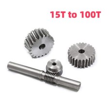 15T to 100T Gear Steel Worm