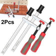 2x Bench Dog Clamp 160x60mm Quick Release Dog Hole Clamp For MFT And Guide Rail