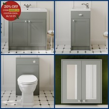 Grey Traditional Bathroom