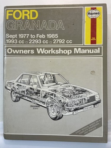 Ford granada owners - ford, workshop