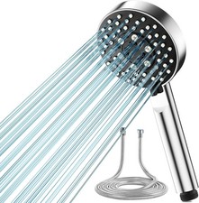 Chrome Shower Head And Hose