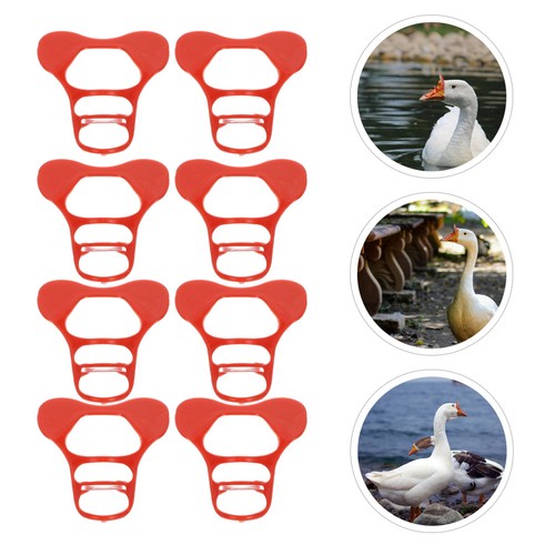 Red durable plastic duck - red,