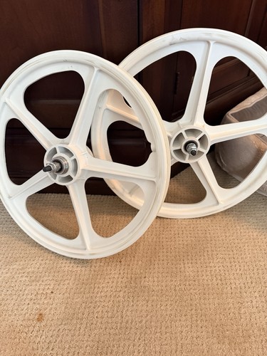 Bmx skyway wheels white - bmx,
