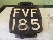 triumph 500 rear no plate bracket