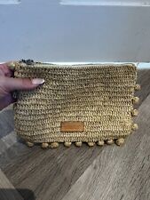 Vanessa Bruno raffia clutch bag/pouch 