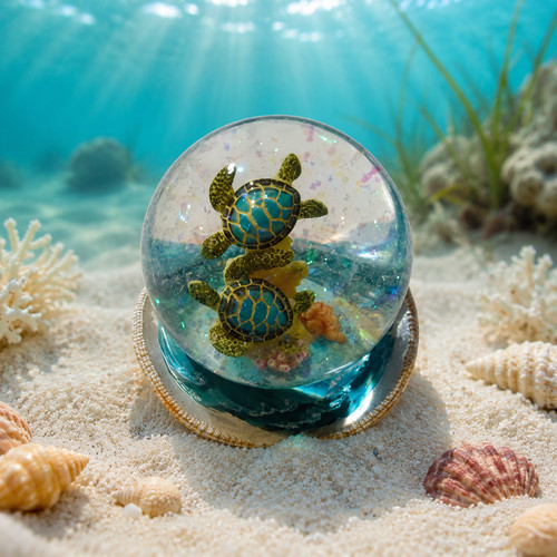Beautiful twin turtle snow - twin,