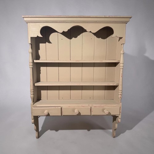 Painted pine dresser - painted,