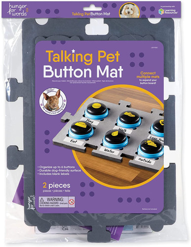 Talking pet button - button,