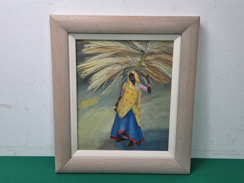 2011 framed rajesthani woman - framed,