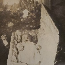 Vintage B&W Photo Snapshot of